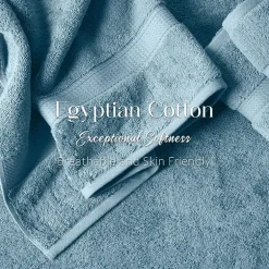 SUPERIOR® Madeline Collection | Plush Egyptian Cotton 6-pc. Quick Dry Solid Bath Towel Set