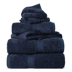 SUPERIOR® Madeline Collection | Plush Egyptian Cotton 6-pc. Quick Dry Solid Bath Towel Set