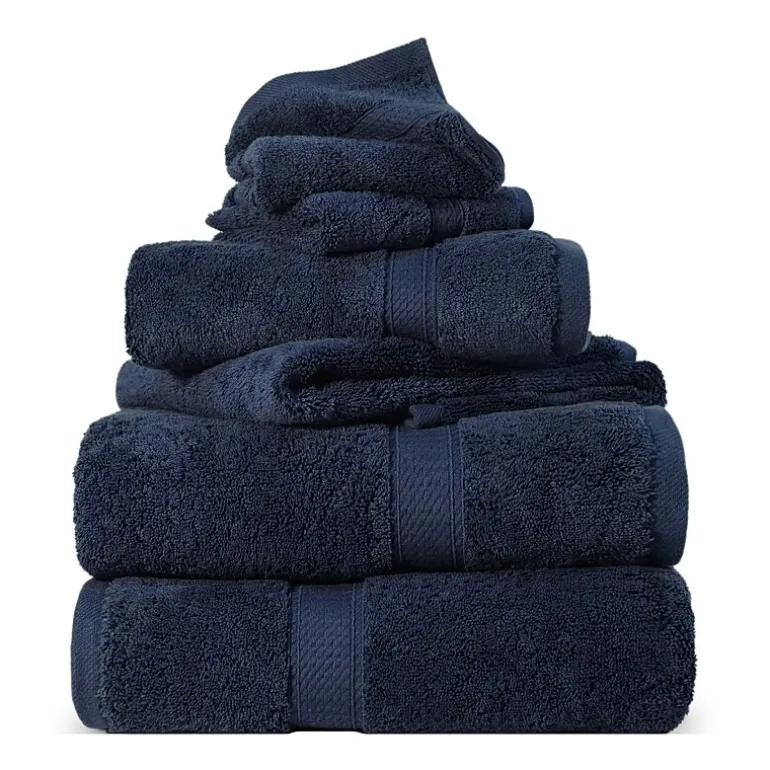 SUPERIOR® Madeline Collection | Plush Egyptian Cotton 6-pc. Quick Dry Solid Bath Towel Set