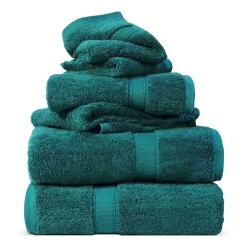 SUPERIOR® Madeline Collection | Plush Egyptian Cotton 6-pc. Quick Dry Solid Bath Towel Set