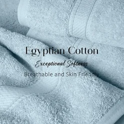 SUPERIOR® Madeline Collection | Plush Egyptian Cotton 6-pc. Quick Dry Solid Bath Towel Set