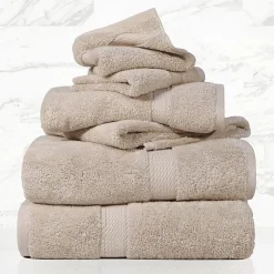SUPERIOR® Madeline Collection | Plush Egyptian Cotton 6-pc. Quick Dry Solid Bath Towel Set
