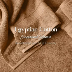 SUPERIOR® Madeline Collection | Plush Egyptian Cotton 6-pc. Quick Dry Solid Bath Towel Set