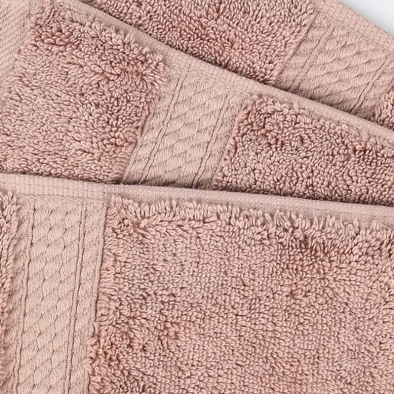 SUPERIOR® Madeline Collection | Plush Egyptian Cotton 8-pc. Quick Dry Solid Bath Towel Set