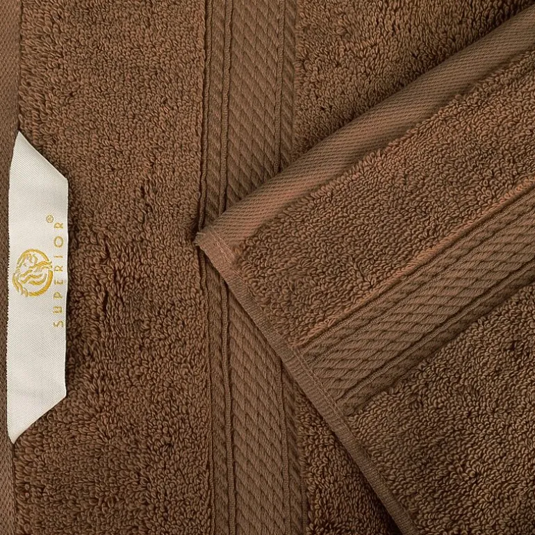SUPERIOR® Madeline Collection | Plush Egyptian Cotton 8-pc. Quick Dry Solid Bath Towel Set