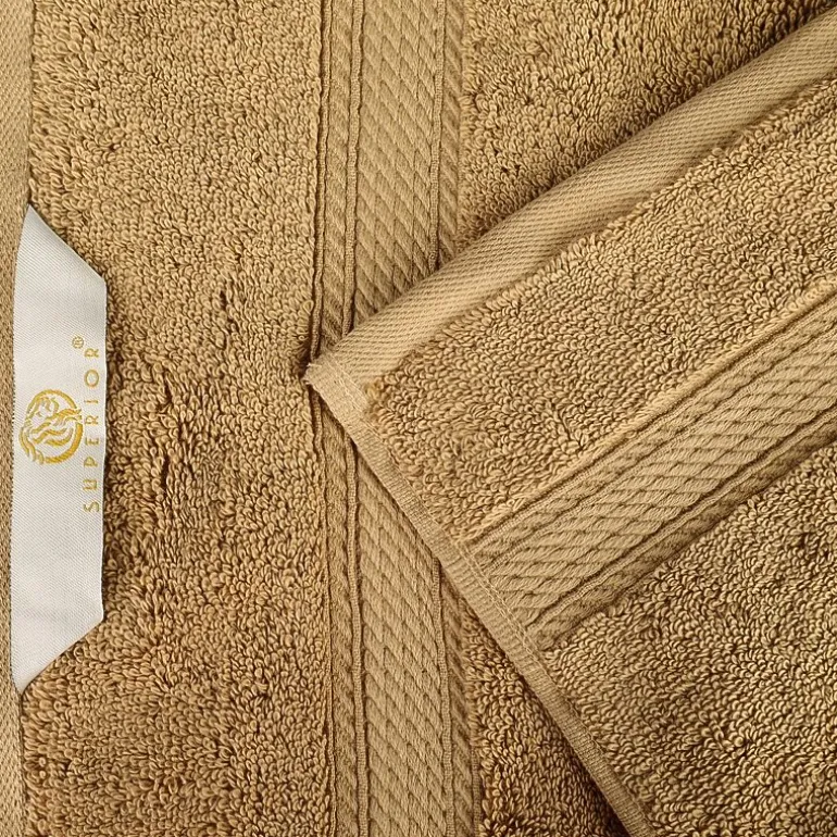 SUPERIOR® Madeline Collection | Plush Egyptian Cotton 8-pc. Quick Dry Solid Bath Towel Set
