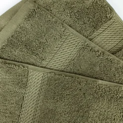 SUPERIOR® Madeline Collection | Plush Egyptian Cotton 8-pc. Quick Dry Solid Bath Towel Set