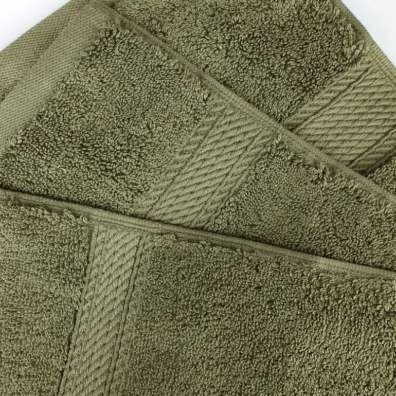 SUPERIOR® Madeline Collection | Plush Egyptian Cotton 8-pc. Quick Dry Solid Bath Towel Set