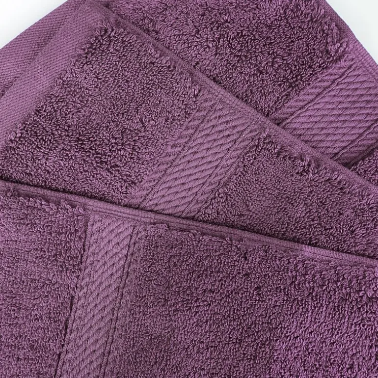 SUPERIOR® Madeline Collection | Plush Egyptian Cotton 8-pc. Quick Dry Solid Bath Towel Set