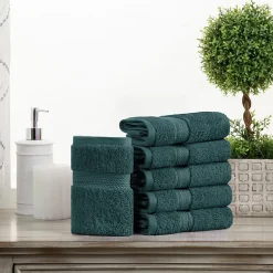 SUPERIOR® Madeline Collection | Plush Egyptian Cotton 6-pc. Quick Dry Washcloth