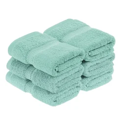 SUPERIOR® Madeline Collection | Plush Egyptian Cotton 6-pc. Quick Dry Washcloth