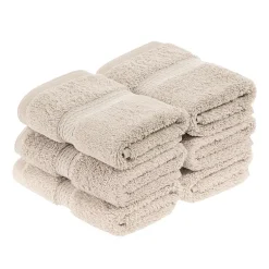 SUPERIOR® Madeline Collection | Plush Egyptian Cotton 6-pc. Quick Dry Washcloth