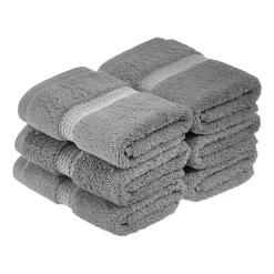 SUPERIOR® Madeline Collection | Plush Egyptian Cotton 6-pc. Quick Dry Washcloth