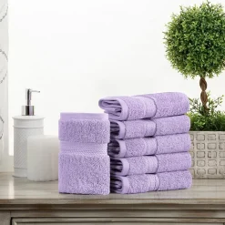 SUPERIOR® Madeline Collection | Plush Egyptian Cotton 6-pc. Quick Dry Washcloth