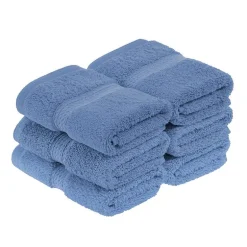 SUPERIOR® Madeline Collection | Plush Egyptian Cotton 6-pc. Quick Dry Washcloth