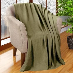 SUPERIOR® Metro Woven Zig-Zag Chevron Cotton Multi-Use Throw