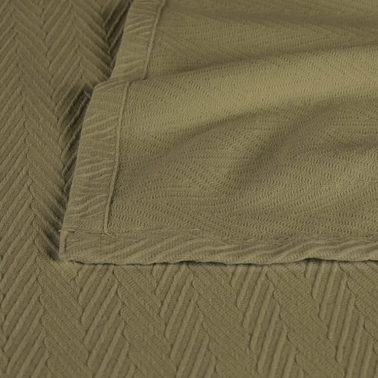 SUPERIOR® Metro Woven Zig-Zag Chevron Cotton Multi-Use Throw