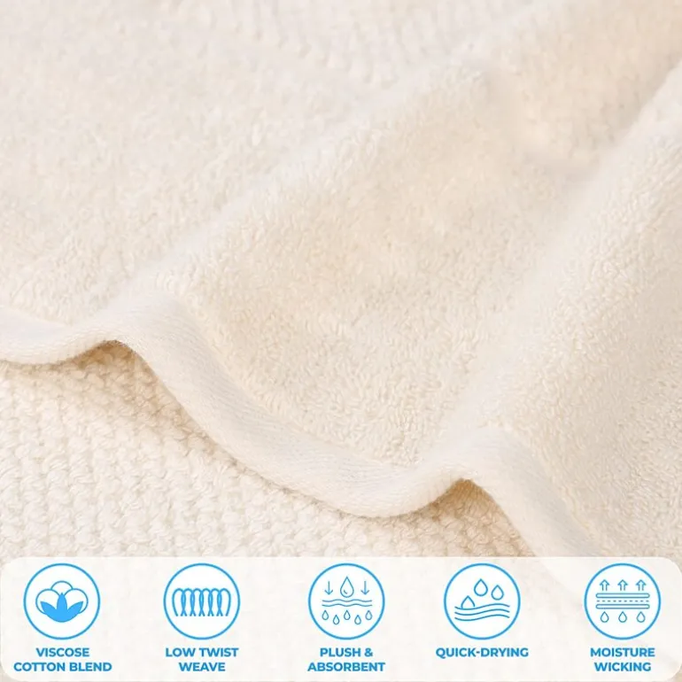 SUPERIOR® Mile Collection 12-pc. Quick Dry Washcloth