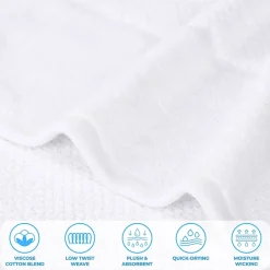 SUPERIOR® Mile Collection 12-pc. Quick Dry Washcloth
