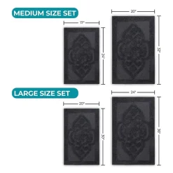 SUPERIOR® Myra 2-Pc Medallion Bath Rug