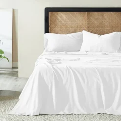 SUPERIOR® Orion Linen Garment Washed Soft Deep Pocket Sheet Set
