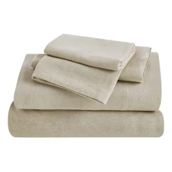 SUPERIOR® Orion Linen Garment Washed Soft Deep Pocket Sheet Set
