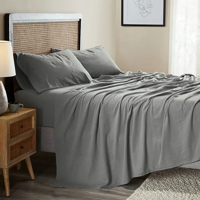 SUPERIOR® Orion Linen Garment Washed Soft Deep Pocket Sheet Set