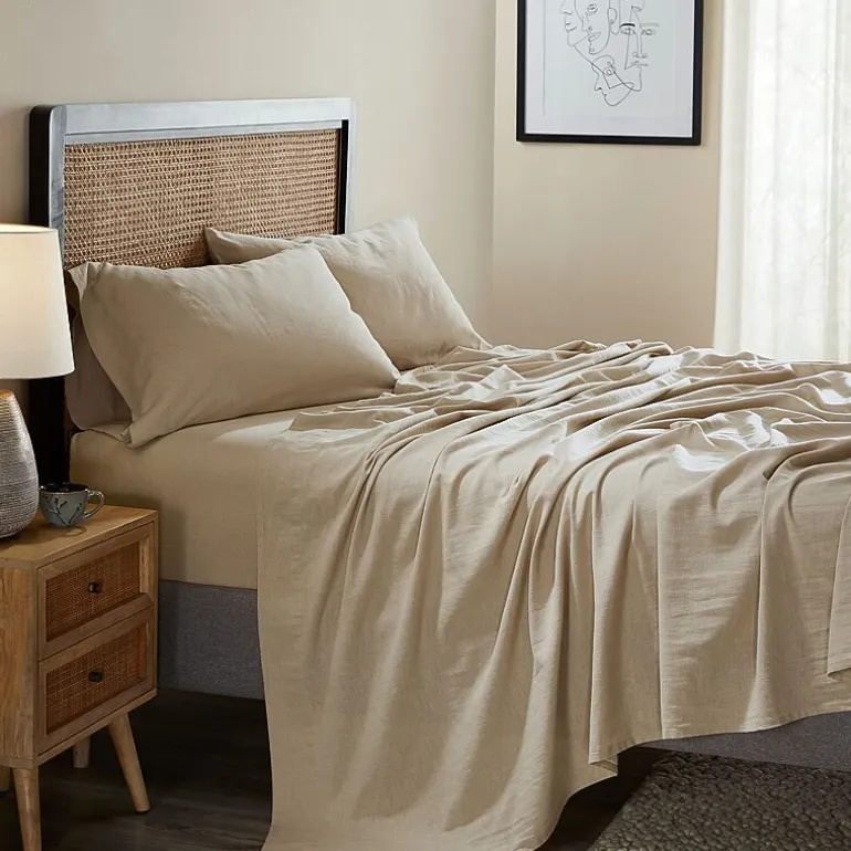 SUPERIOR® Orion Linen Garment Washed Soft Deep Pocket Sheet Set