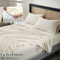 SUPERIOR® Orion Linen Garment Washed Soft Deep Pocket Sheet Set