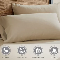 SUPERIOR® Orion Linen Garment Washed Soft Deep Pocket Sheet Set