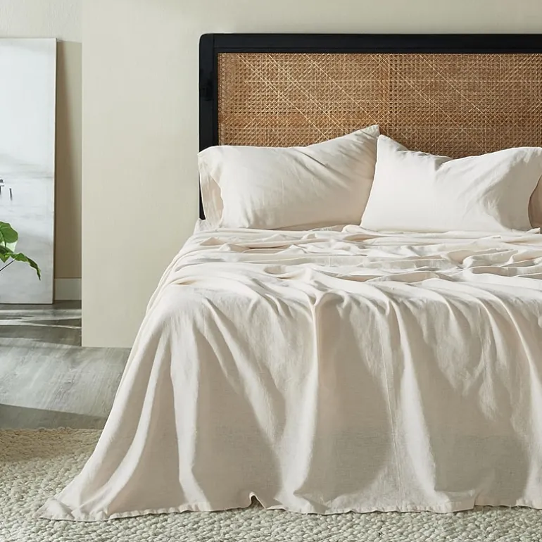 SUPERIOR® Orion Linen Garment Washed Soft Deep Pocket Sheet Set