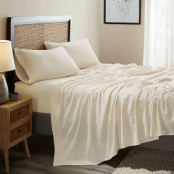 SUPERIOR® Orion Linen Garment Washed Soft Deep Pocket Sheet Set