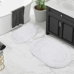 SUPERIOR® Oval Cotton 2-Pc Bath Rug