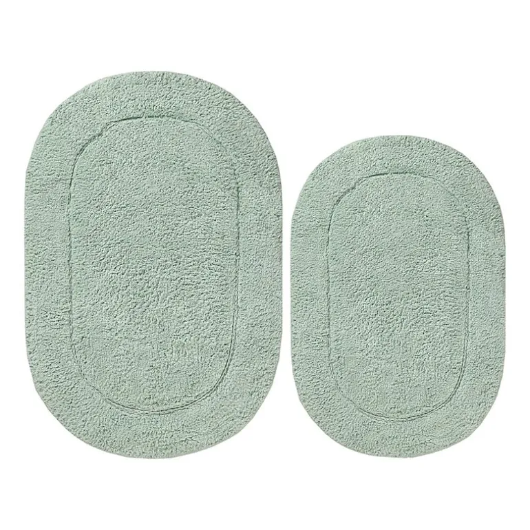 SUPERIOR® Oval Cotton 2-Pc Bath Rug