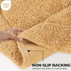 SUPERIOR® Oval Cotton 2-Pc Bath Rug