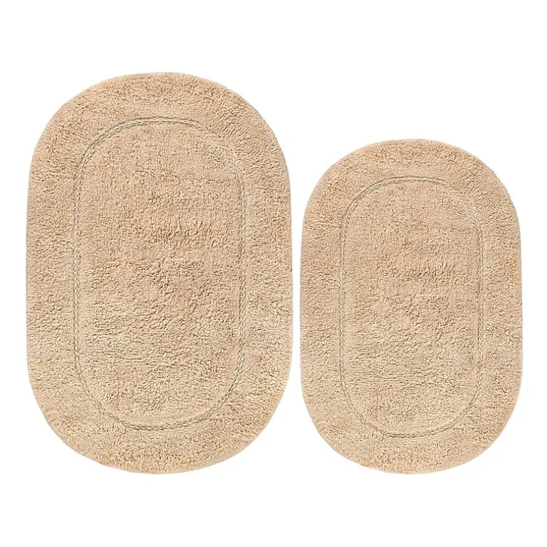 SUPERIOR® Oval Cotton 2-Pc Bath Rug