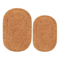 SUPERIOR® Oval Cotton 2-Pc Bath Rug