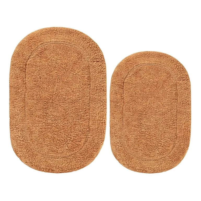 SUPERIOR® Oval Cotton 2-Pc Bath Rug
