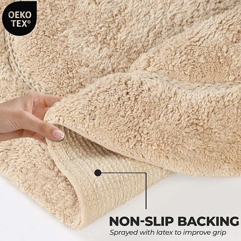 SUPERIOR® Oval Cotton 2-Pc Bath Rug