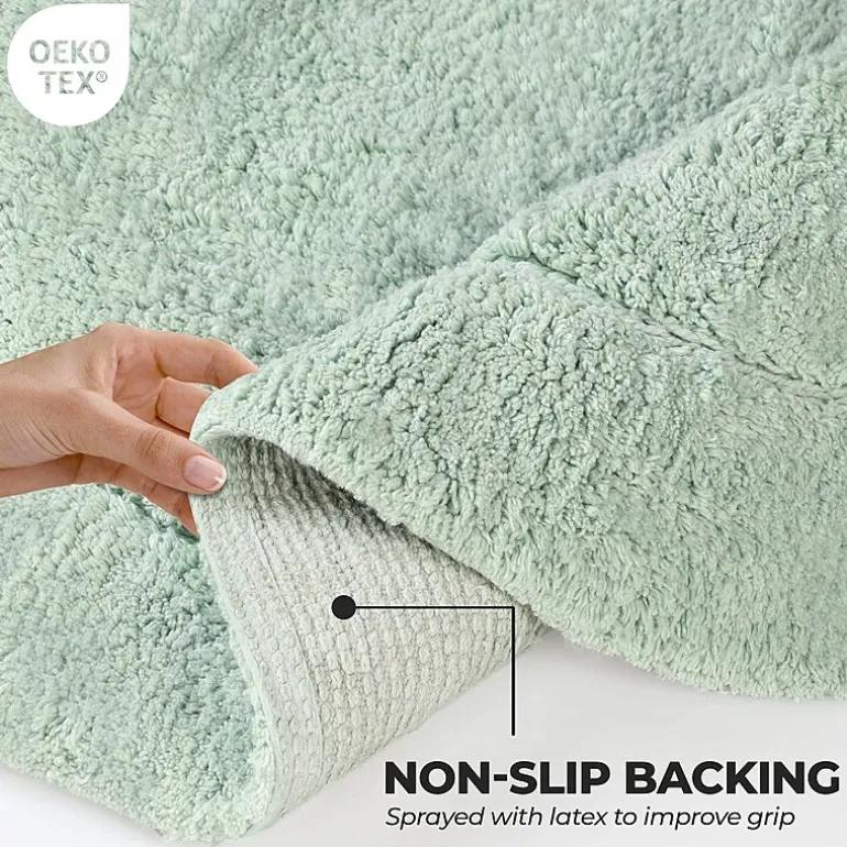 SUPERIOR® Oval Cotton 2-Pc Bath Rug