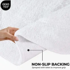 SUPERIOR® Oval Cotton 2-Pc Bath Rug