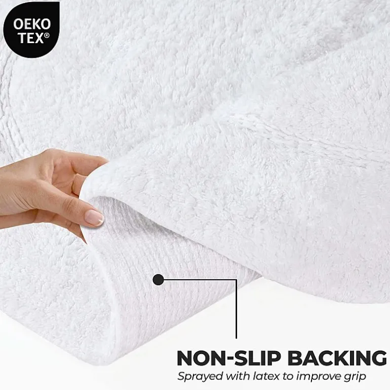 SUPERIOR® Oval Cotton 2-Pc Bath Rug