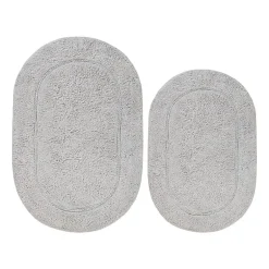 SUPERIOR® Oval Cotton 2-Pc Bath Rug