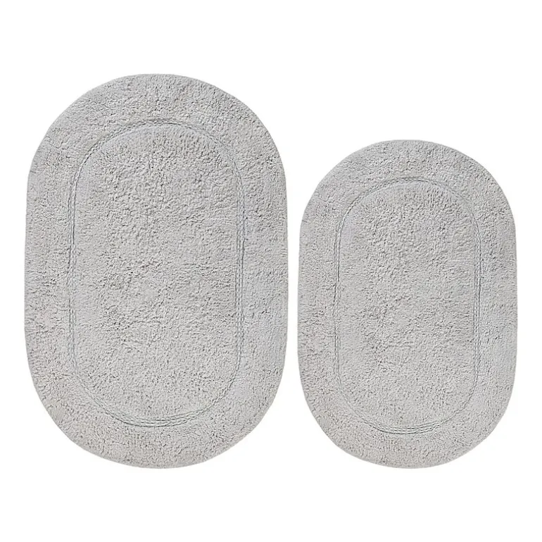 SUPERIOR® Oval Cotton 2-Pc Bath Rug