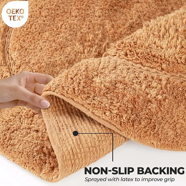 SUPERIOR® Oval Cotton 2-Pc Bath Rug