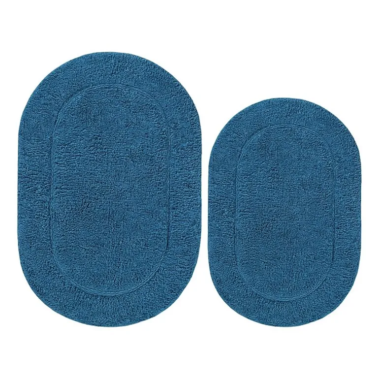 SUPERIOR® Oval Cotton 2-Pc Bath Rug