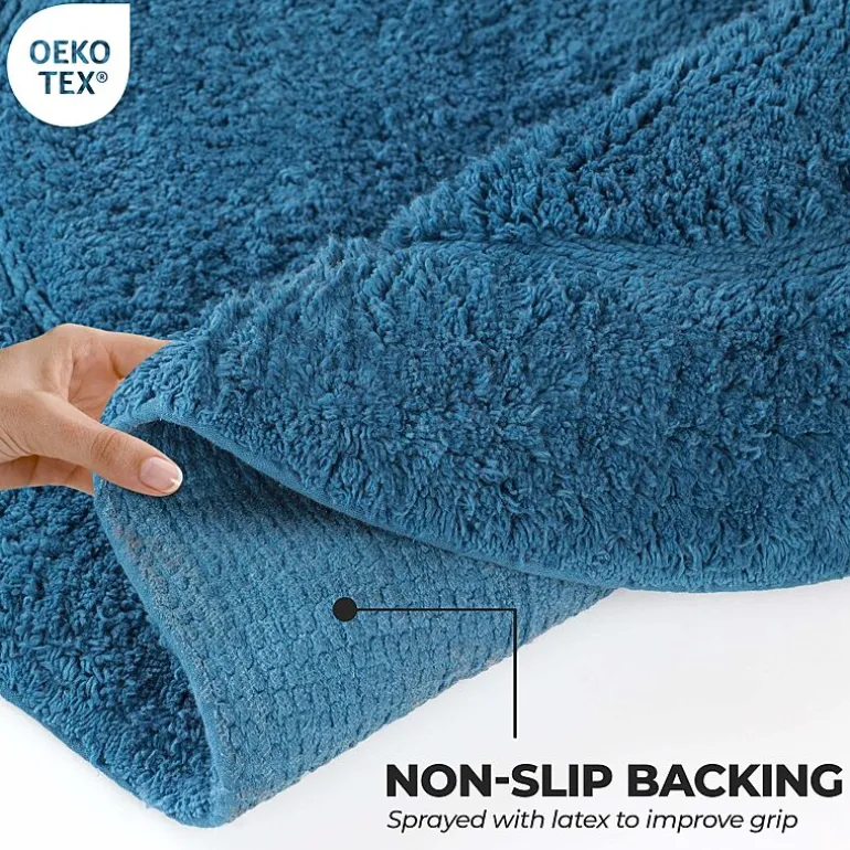 SUPERIOR® Oval Cotton 2-Pc Bath Rug