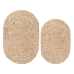 SUPERIOR® Oval Cotton 2-Pc Bath Rug