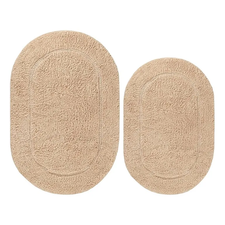SUPERIOR® Oval Cotton 2-Pc Bath Rug