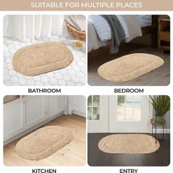 SUPERIOR® Oval Cotton 2-Pc Bath Rug